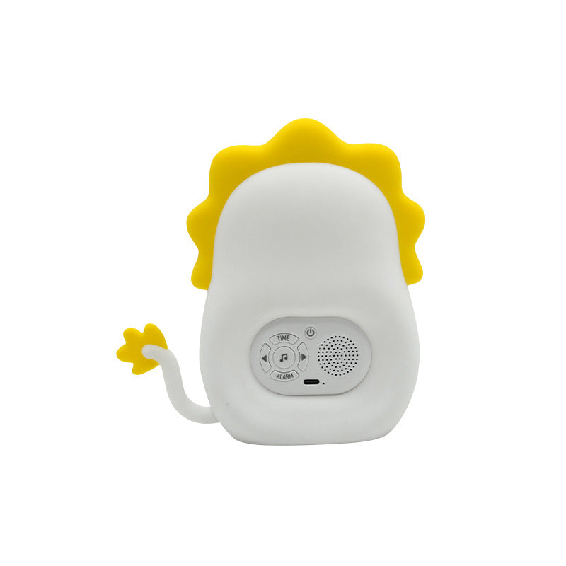 Alarm Clock LED Silicone Night Lamp